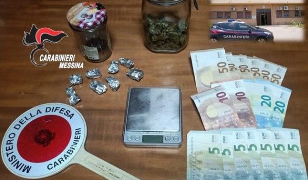 Messina: in casa con la droga, 28enne arrestato dai Carabinieri