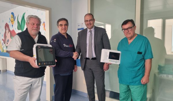Taormina: cerimonia di consegna delle apparecchiature sanitarie donate da Salvatore Passè al Centro di Cardiochirurgia Pediatrica